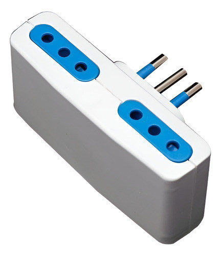 Ficha Adaptador 3 En Linea Derivado  4 Modular 0