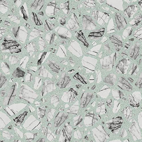 Tempaper Mint Julep Speckled Terrazzo Papel Tapiz Removible 0