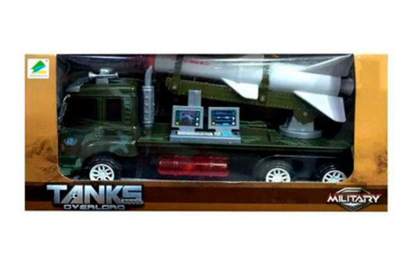 Camion Militar Con Luz Y Sonido En Caja 31x15cm - 53235 0 Camion Militar Con Luz Y Sonido En Caja 31x15cm - 53235 0