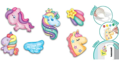 Set De Arte Juliana Crear Unicornios I Love Unicorns En Yeso 1