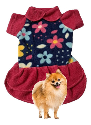Vestidos Abrigo Polar Para Mascotas Fantasia Talle 4 0