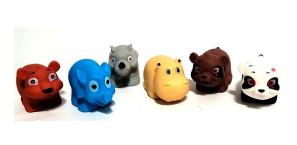 Animales De Goma Con Sonido Pack X6 - Vamos A Jugar 0 Animales De Goma Con Sonido Pack X6 - Vamos A Jugar 0