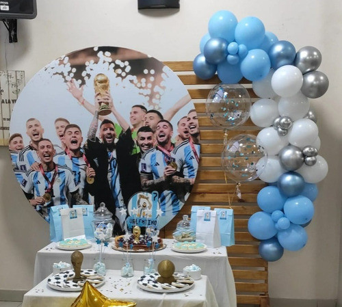 Alquiler Fondos Personalizados Eventos Argentina Campeón 1