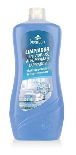 Limpiador P Vidrios, Alfombras Y Tapizados, Biogreen, 800 Ml 0