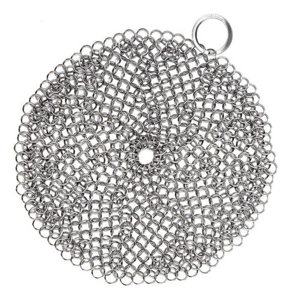 Limpiador De Hierro Fundido Laukingdom, Scrubber Chainmail 0