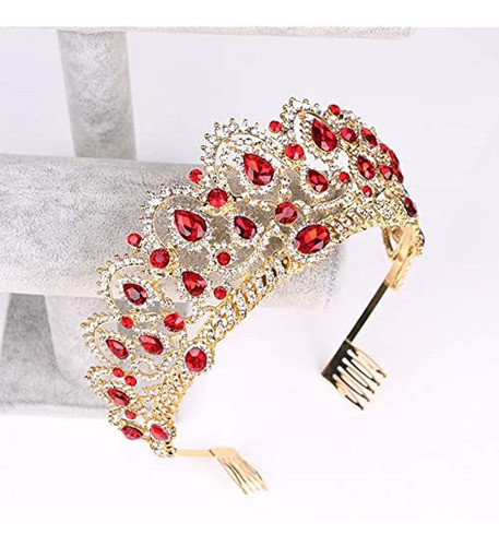 Tiara, Vofler Corona De Oro Barroco Vintage Retro Diadema Cr 1