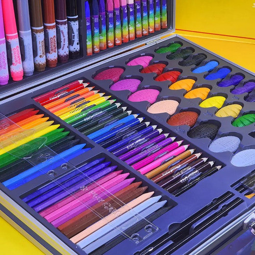 Set Arte 168 Piezas Maleta Infantil Kit Colores Calidad 1