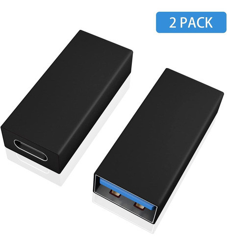 Adaptador Usb-c A Usb 3.0 Duttek Negro 2-pack 1