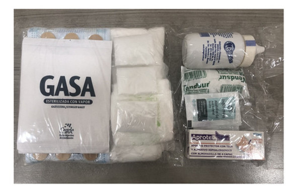 Kit Reposición Botiquín Primeros Auxilios 30 Elementos 0