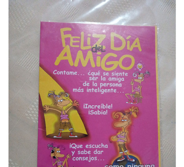 Lote 2 Hermosas Postales Con Sobre, Del Día Del Amigo 1