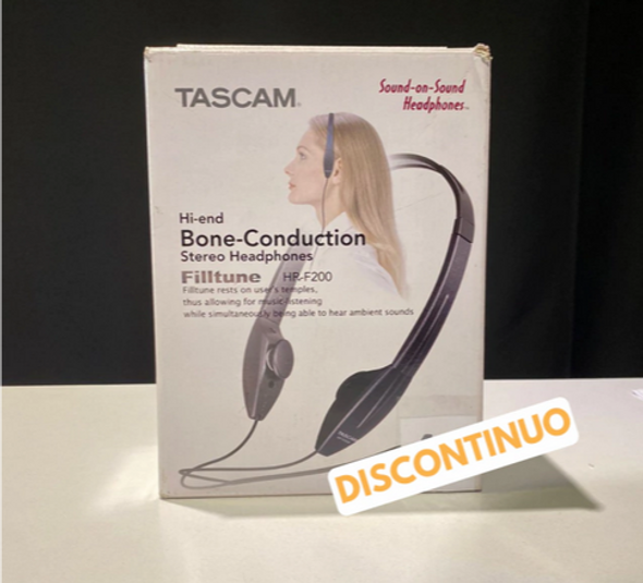 TASCAM HP-F200 Bone Conduction Headphones – Wideband Assisted Listening (Discontinued, Stock B)