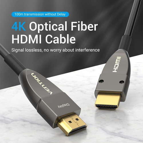 Cable Fibra Optica Hdmi 2.0 4k Hdr 144hz 4:4:4 5 Mts Vention 1
