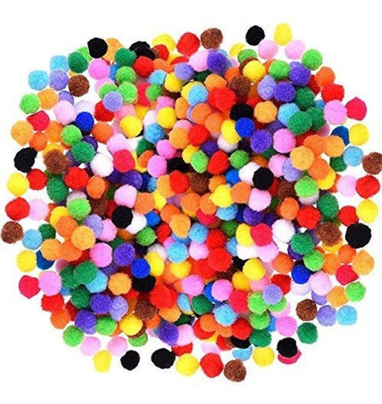 Caydo 1200 Piezas Pompones Elasticos Surtidos De 1 Cm Para D 0 Caydo 1200 Piezas Pompones Elasticos Surtidos De 1 Cm Para D 0