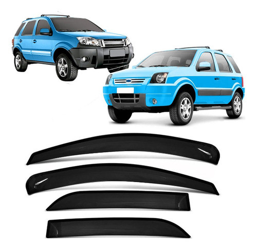 Paralluvias Gotero Deflector Ford Ecosport 2003 Al 2012 1