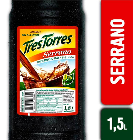 Amargo  Serrpet 1,5 Lt T.torres Amargos 0