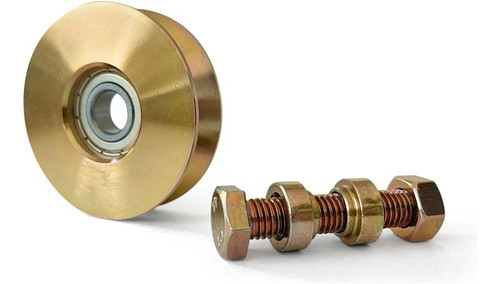 Rueda Acero Porton Corredizo 60 Mm  V  C/ Ruleman X 1 Unid 0