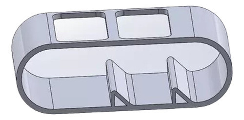 Organizador Control Remoto Plastico Para 2 Controles Remotos 0