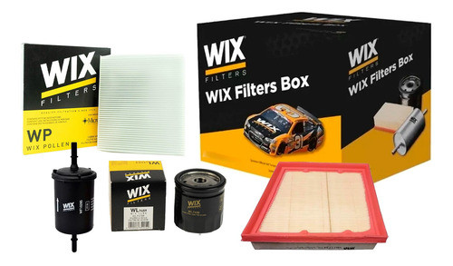 Kit X 4 Filtros Wix Para Ford Ka 3 Ecosport 1.5 12v Dragon 0