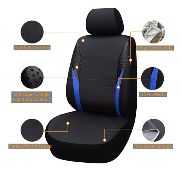 Flying Banner Juego Completo De Fundas Protectoras De Asient 1