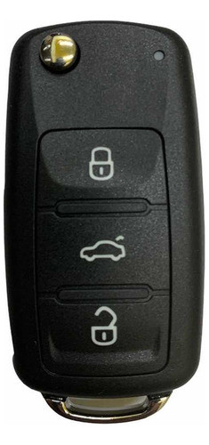 Carcasa Navaja + Llave 3 Botones Led Arriba Enteriza Hu66 0