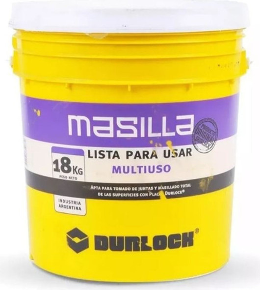 Masilla Durlock 18 Kg - Multiuso Lista Para Usar Enduido Eg 0