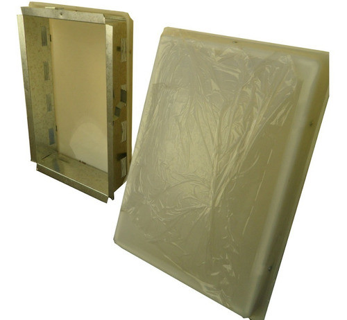Claraboya 75x75 Base Chapa Galvanizada Cúpula De Acrílico 0