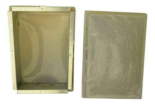 Claraboya 75x75 Base Chapa Galvanizada Cúpula De Acrílico 1