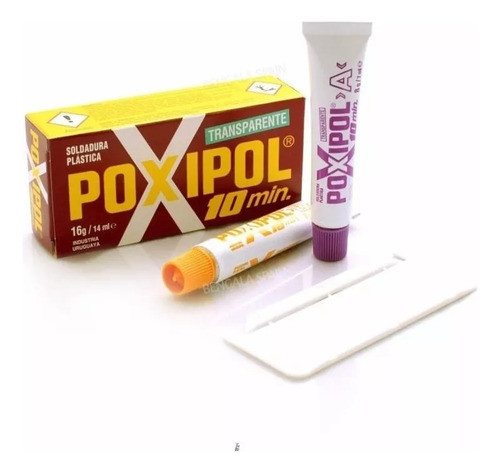 Soldadura Plastica Poxipol Transparente 14 Ml - Kirkor 0