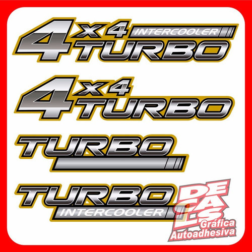 Calco Toyota Hilux 4x4 Turbo Intercooler Decals! 1