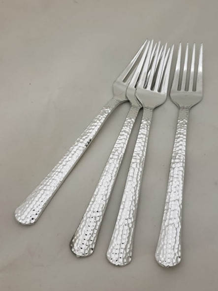 Tenedores Descartables Plateados Cromados Elegantes X 20 U. 1