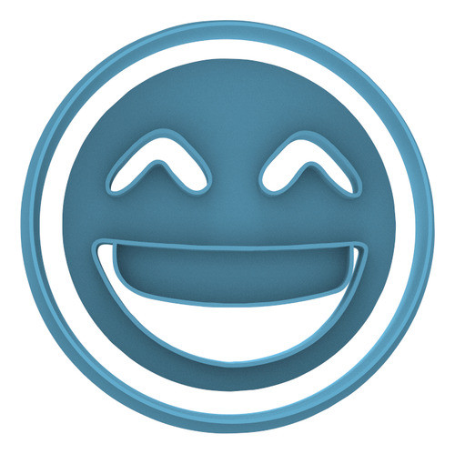 1981 Emoji Risa Contorno Cortante Para Galletas 0