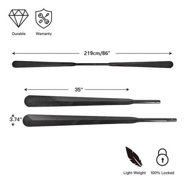 Wonitago Paleta De Kayak Ligera De Fibra De Carbono Complet. 1