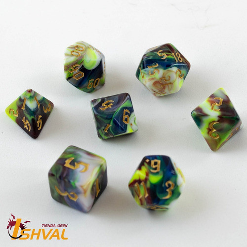 Set De 7 Dados Para Rol - Cthulhu 1