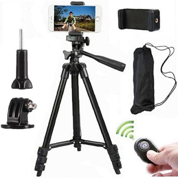 Tripode Para Celular  Cámara Bluetooth Extensible Aluminio 0