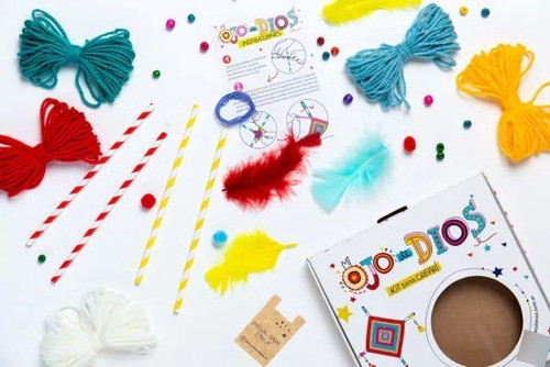 Kit Arte Infantil Para Crear Mi Ojo De Dios Ecolecua 1