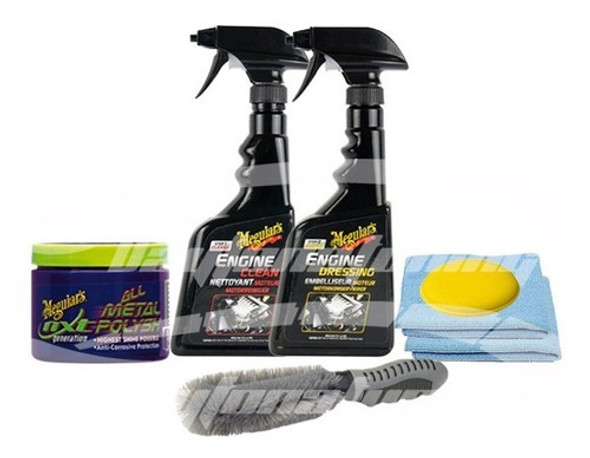 Kit Limpia Motor, Abrillantado+cepillo Llanta,auto,moto,bici 0