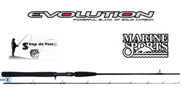 Caña Marine Evolution Carbono Solido15-30 Lb 2.13 M P Troll 1