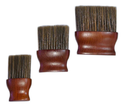 Brochas Para Barbero Kit 3 Unidades 0
