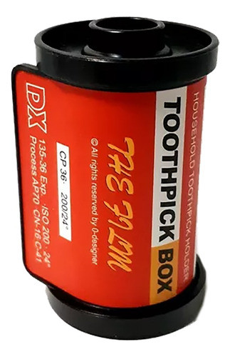 Porta Palillos Escarbadientes Con Forma De Rollo Fotográfico 0