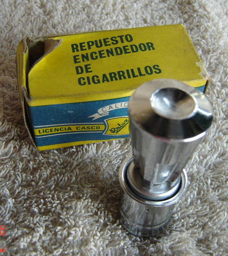 Encendedor Macho Cromado Metálico 6 Volts Original 2 1