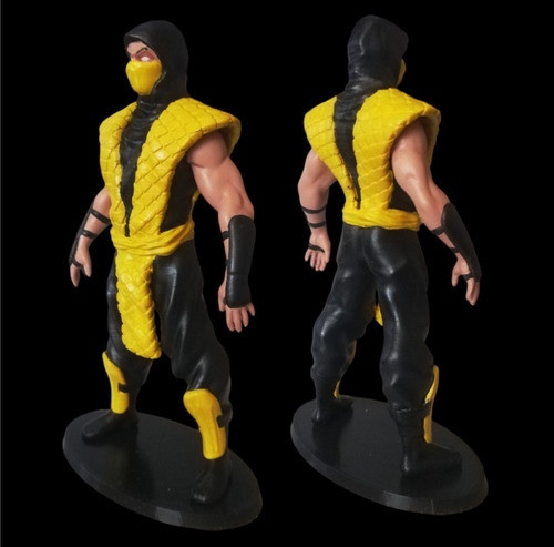 Scorpion De Mortal Kombat. Figura De 15cm. Imp 3d. 1