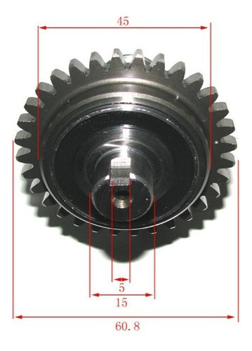 Balanceador De Cigueñal P/ Yamaha T105 Crypton W Std 1