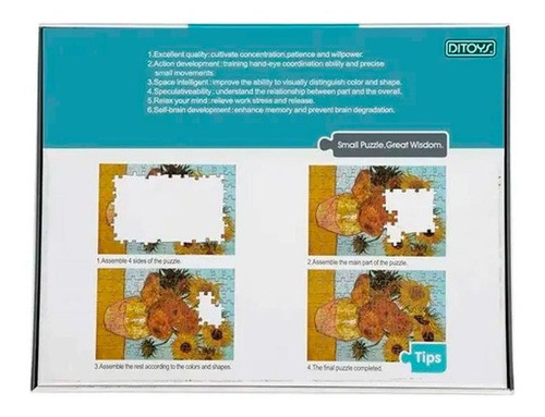 Rompecabezas Puzzle 1000 Piezas Sunflowers 2410 Ditoys 1