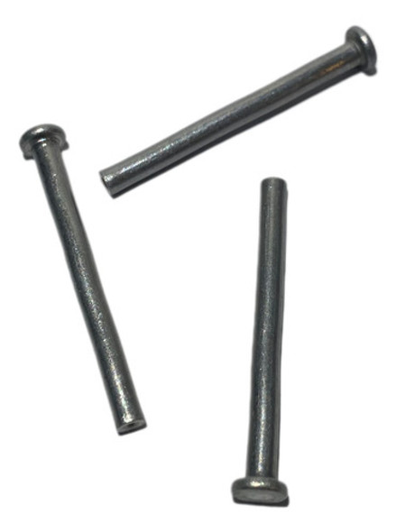 Remache Aluminio Macizo 3 X 32,5 Mm C/plana De Golpe X 100u. 0