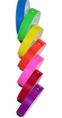 Pulseras Plasricas Precintos De Pvc Lisas X 400 U 0