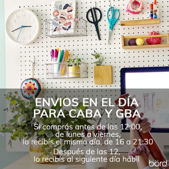 Kit Accesorios Börd Para Organizador Perforado (8 Unidades) 1