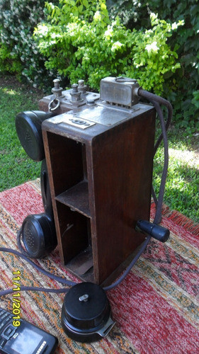 Buen Antiguo Teléfono Del Ejercito Argentino Campaña 1