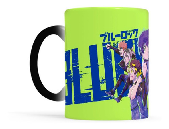 Taza Magica De Cerámica Termosensible Blue Lock 0