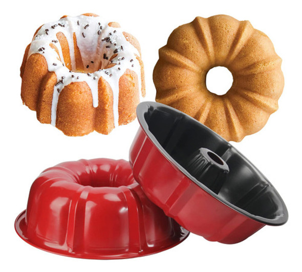 Moldes Antiadherentes Para Tartas Oamceg, Paquete De 2 Unida 0