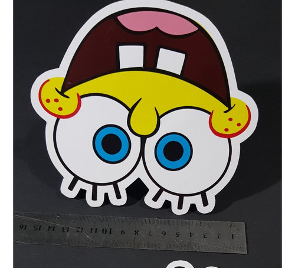 Adorno Deco Torta Cara Y Manos Bob Esponja Cumple 1